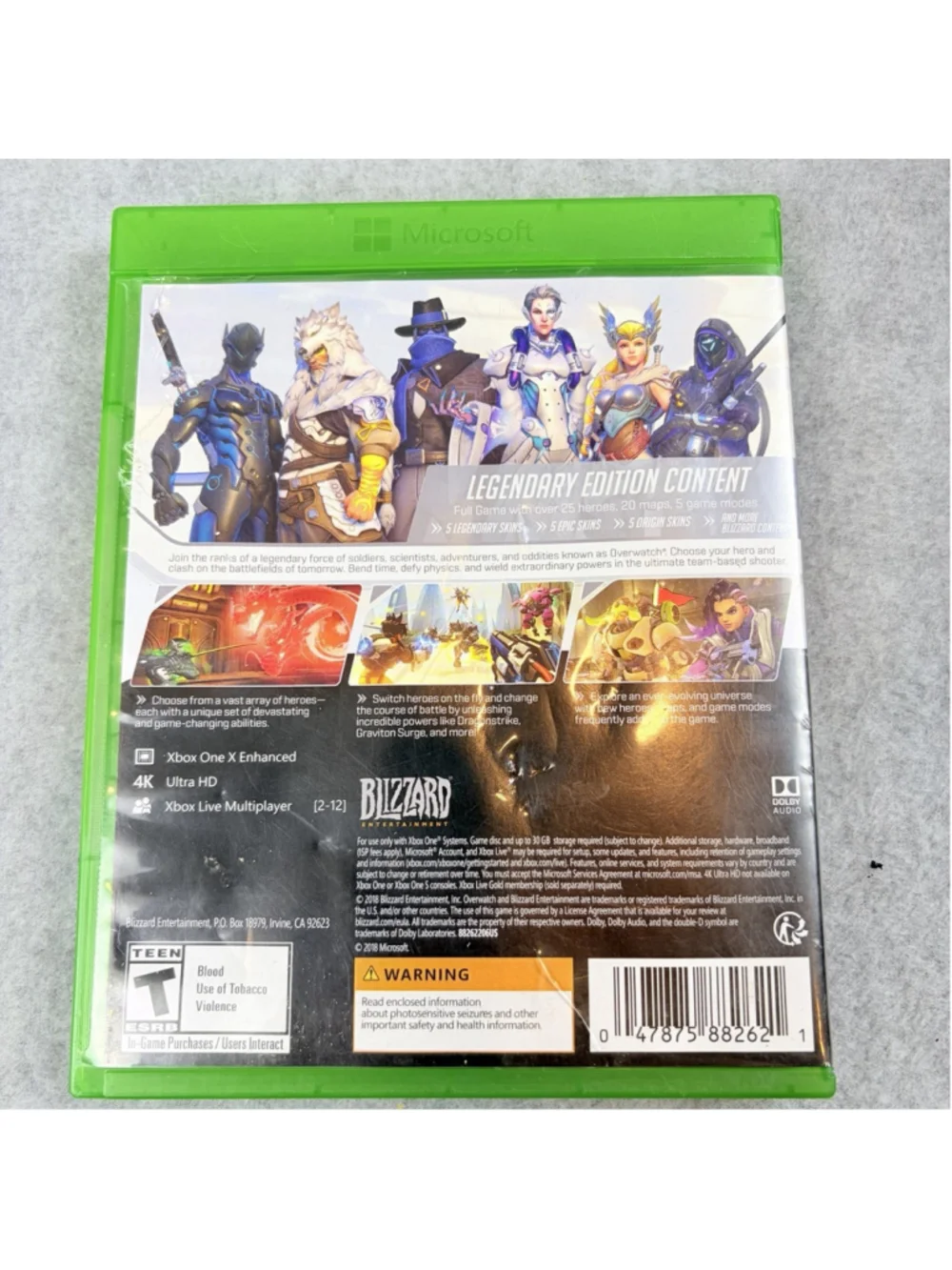 Xbox ONE Overwatch Legendary Edition - Tested & Working